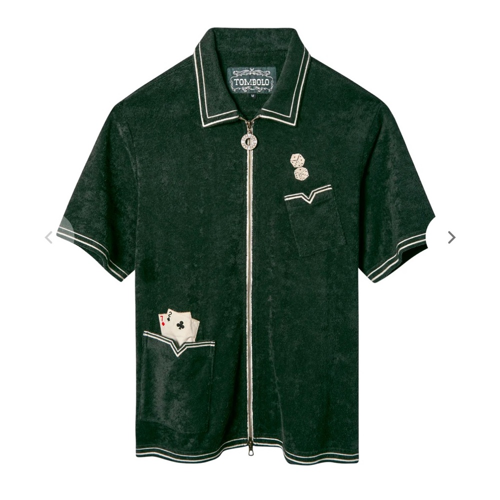 TomboyX Black Lounge Set with Dice Detail